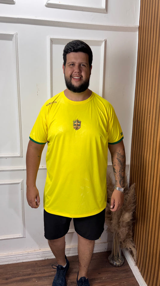 Camisa Brasil amarelo total