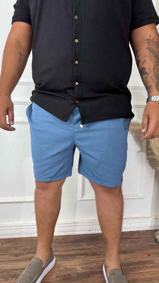 SHORT LINHO JEANS LAVADO - PLUS SIZE