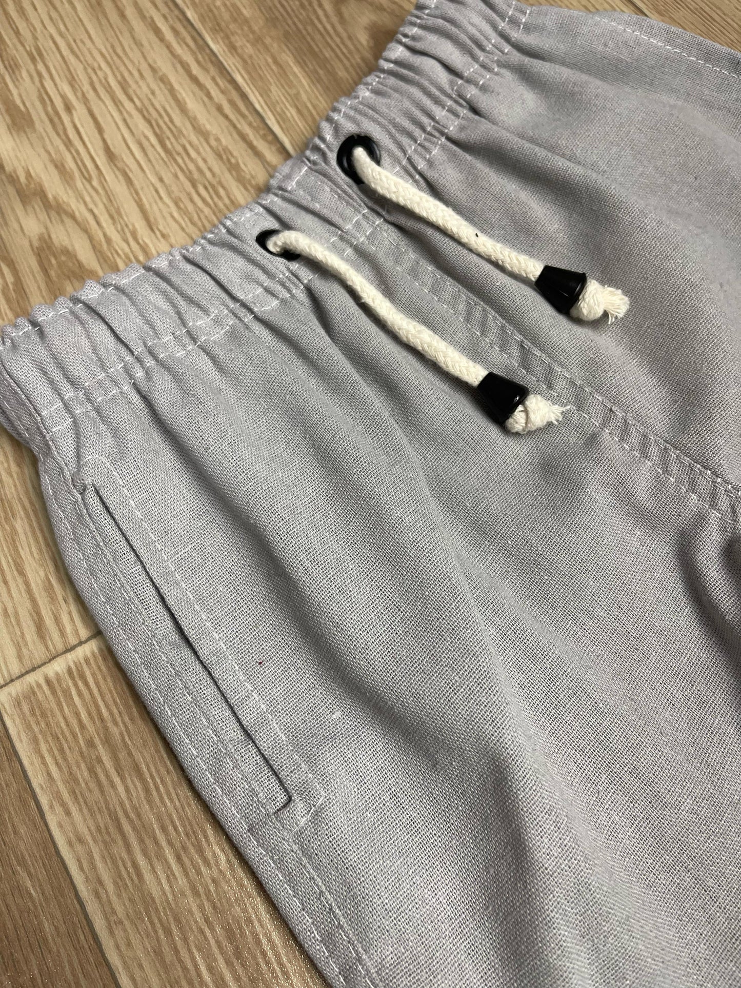 SHORT LINHO CINZA KIDS