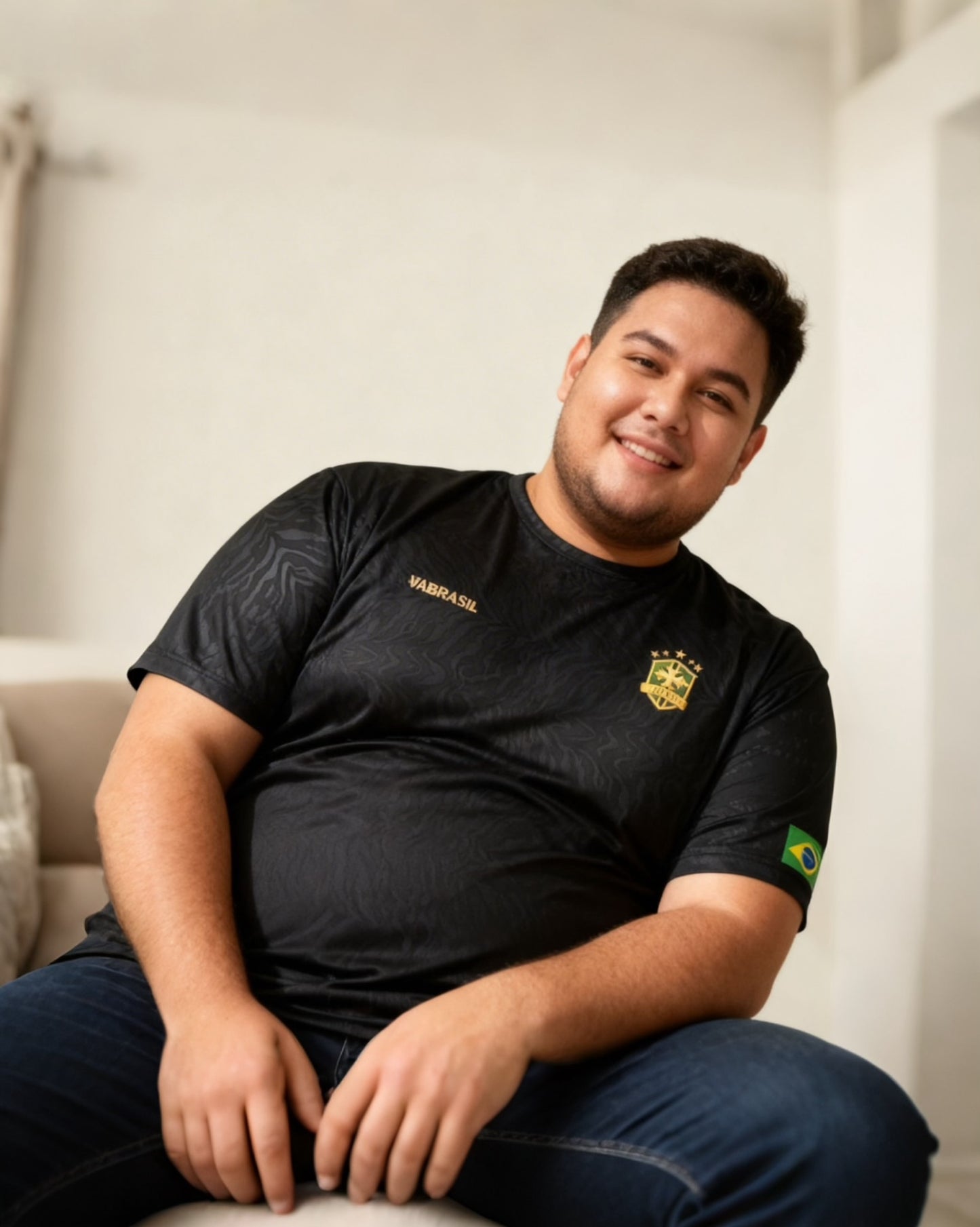 Camisa Brasil Preta - Trybuteha