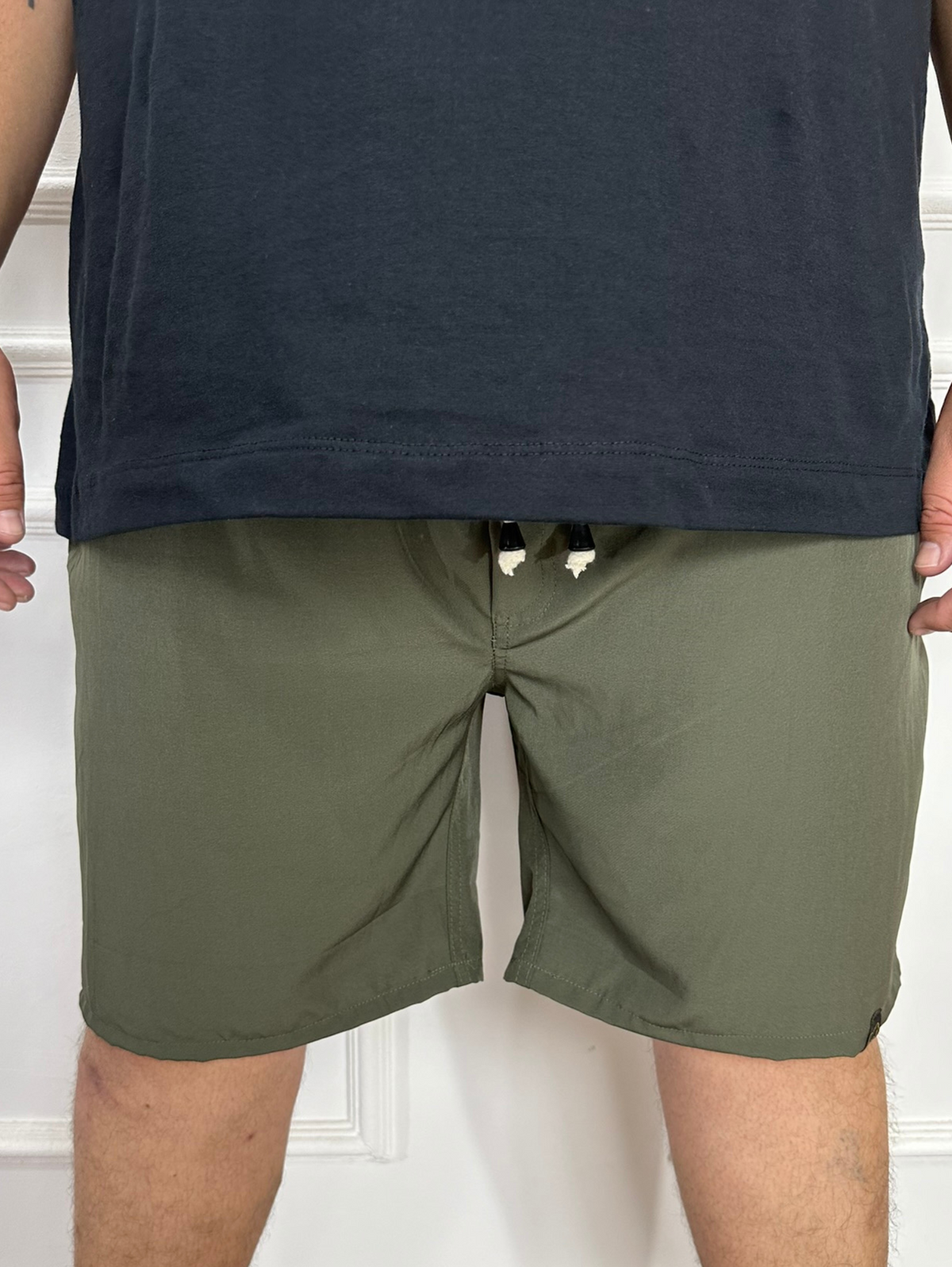 SHORT TACTEL VERDE MUSGO PLUS SIZE