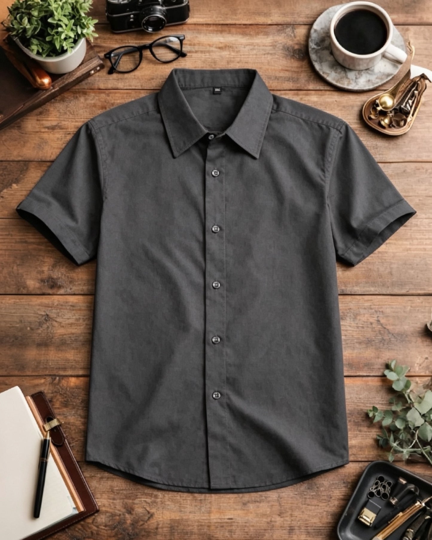 Camisa Social Titan - Cinza