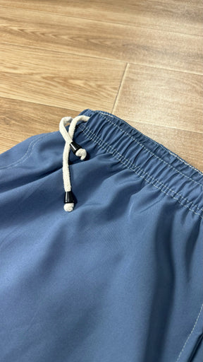 SHORT TACTEL AZUL PLUS SIZE