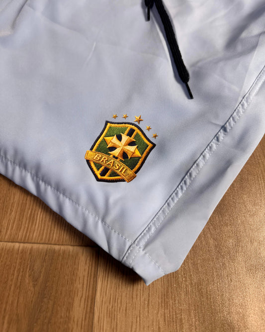 Short tactel azul claro BRASIL