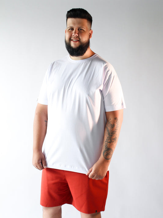 T-SHIRT BÁSICA BRANCA - PLUS SIZE