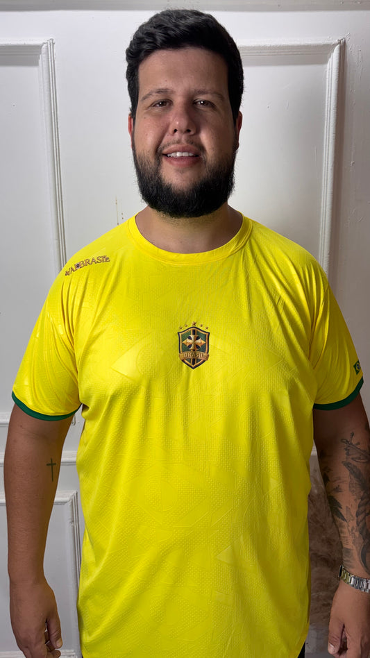 Camisa Brasil amarelo total