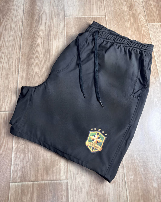Short tactel preto BRASIL