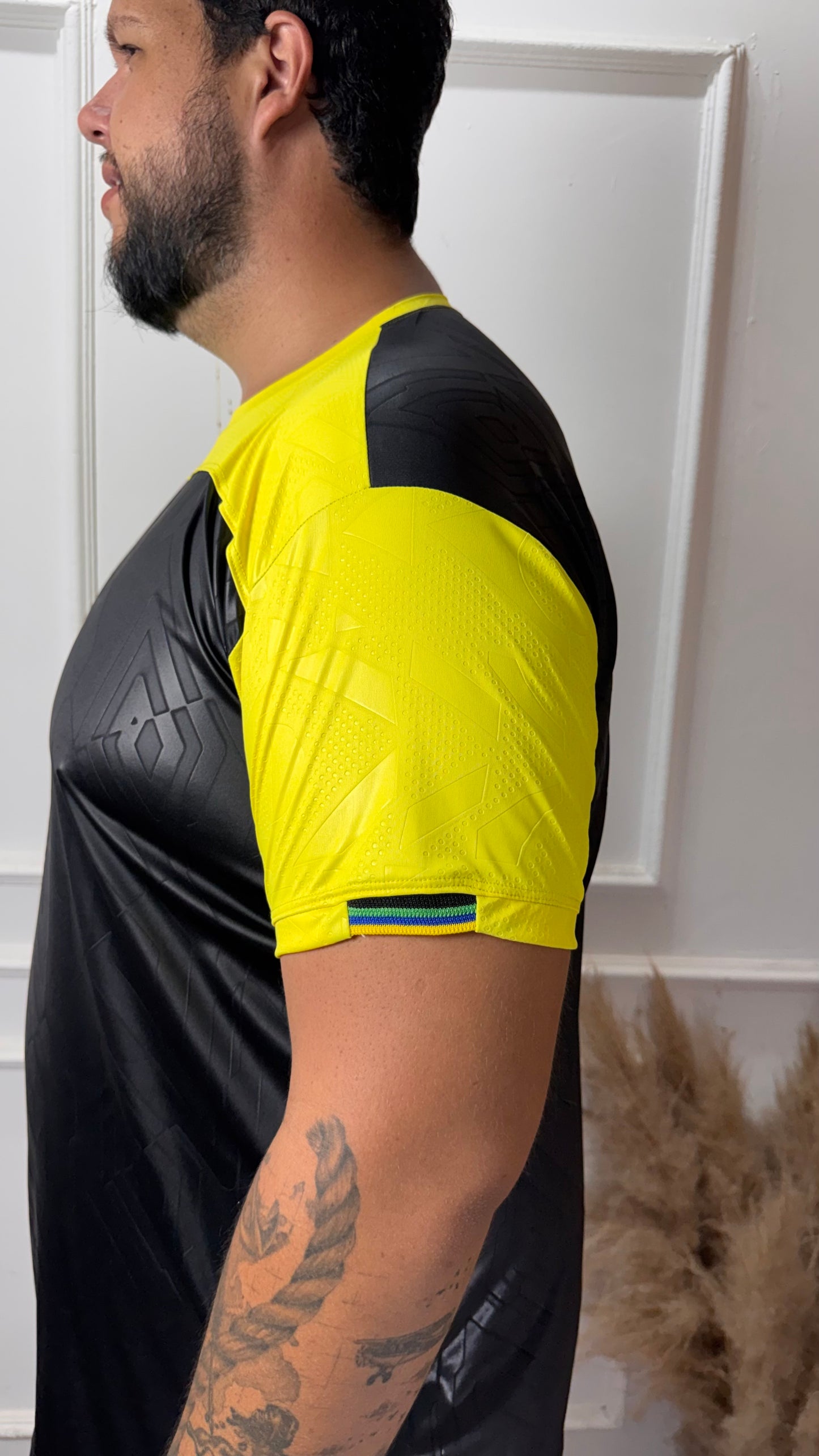 Camisa Brasil Amarela + Preta - Trybuteha