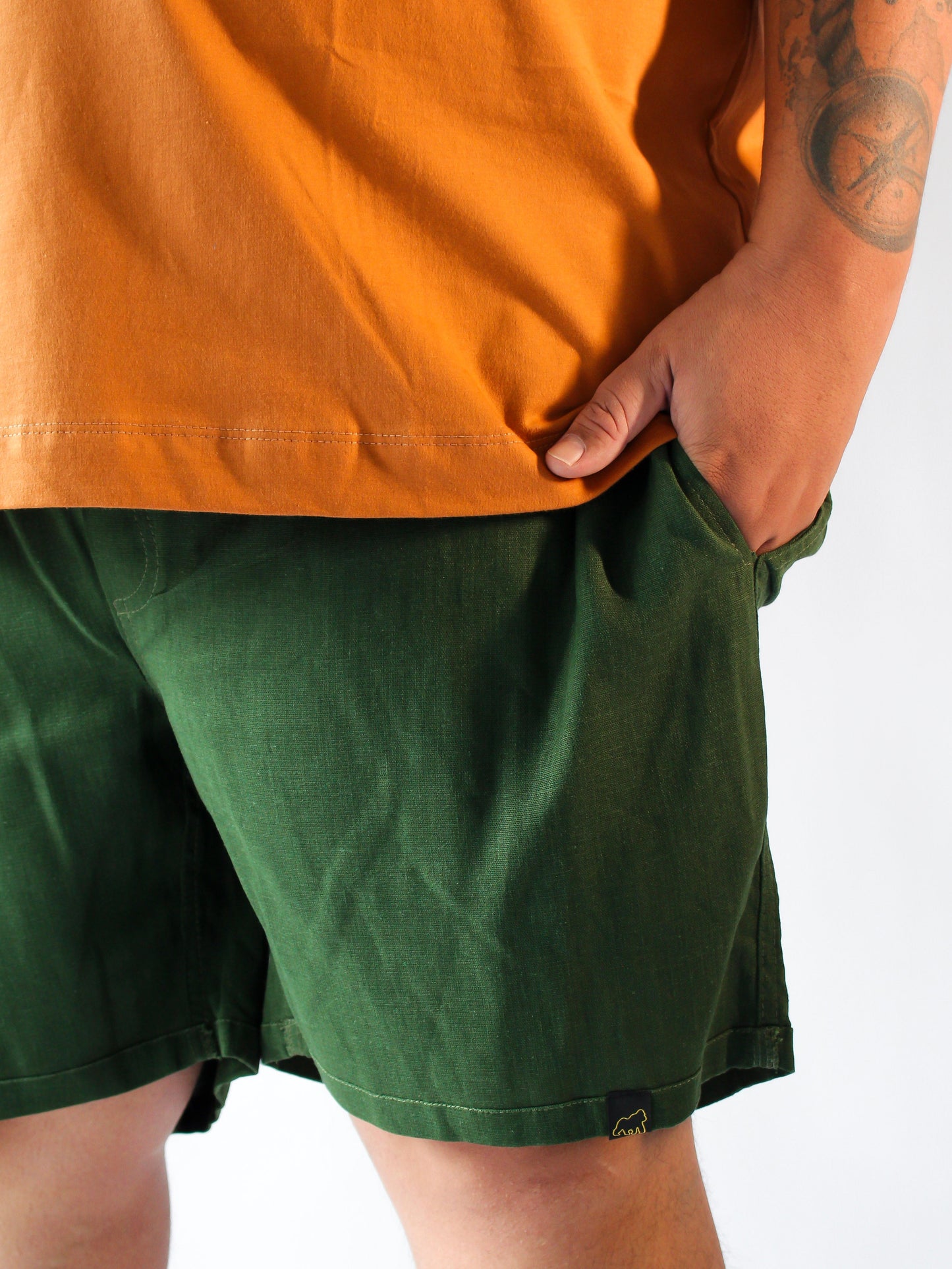 SHORT LINHO PREMIUM VERDE - PLUS SIZE