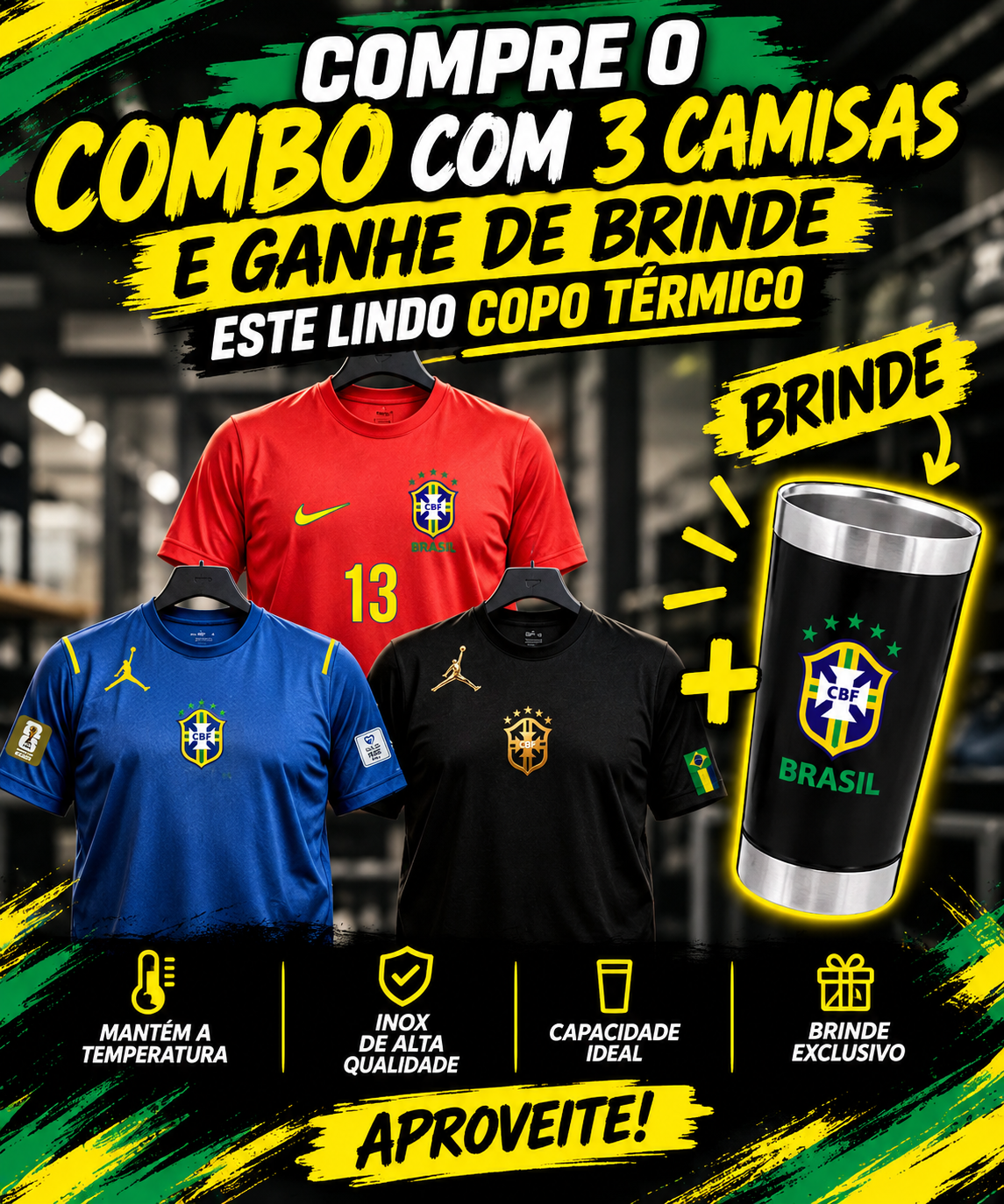 COMBO BRASIL VERMELHA