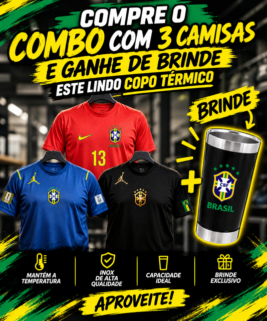 COMBO BRASIL VERMELHA