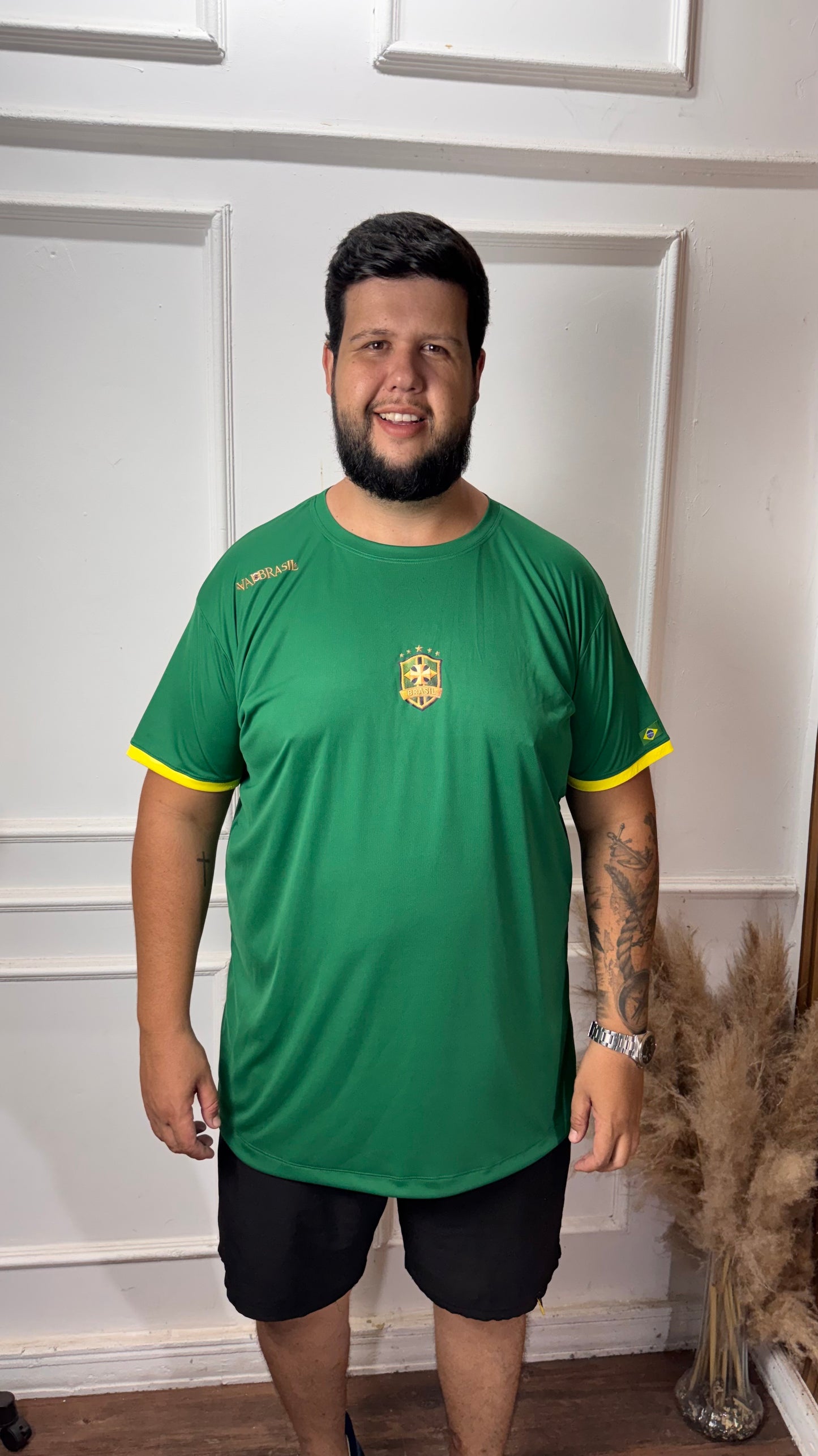Camisa Brasil Verde