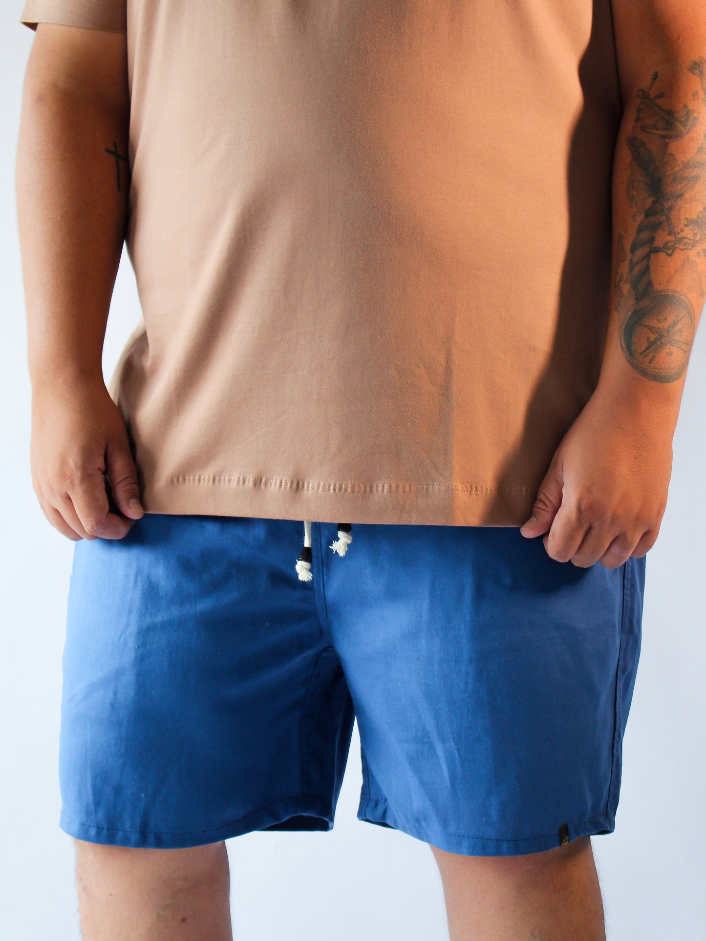 SHORT LINHO AZUL JEANS - PLUS SIZE