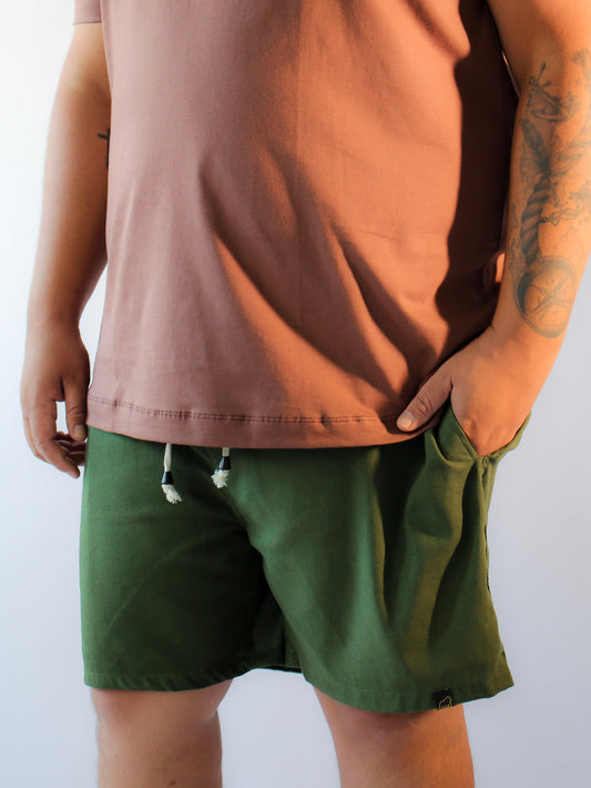 SHORT LINHO VERDE MUSGO - PLUS SIZE