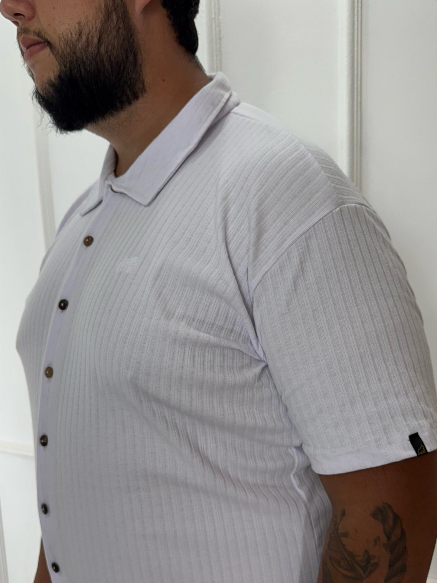 CAMISA SOCIAL BRANCA - PLUS SIZE