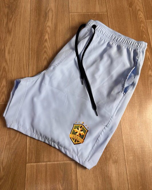 Short tactel azul claro BRASIL