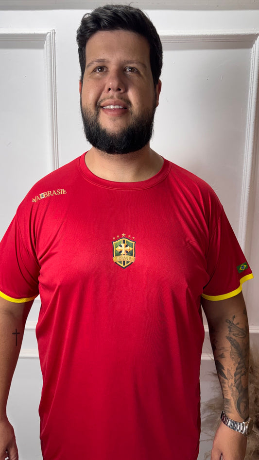 Camisa Brasil vermelha