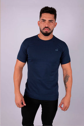 T-SHIRT BÁSICA AZUL MARINHO