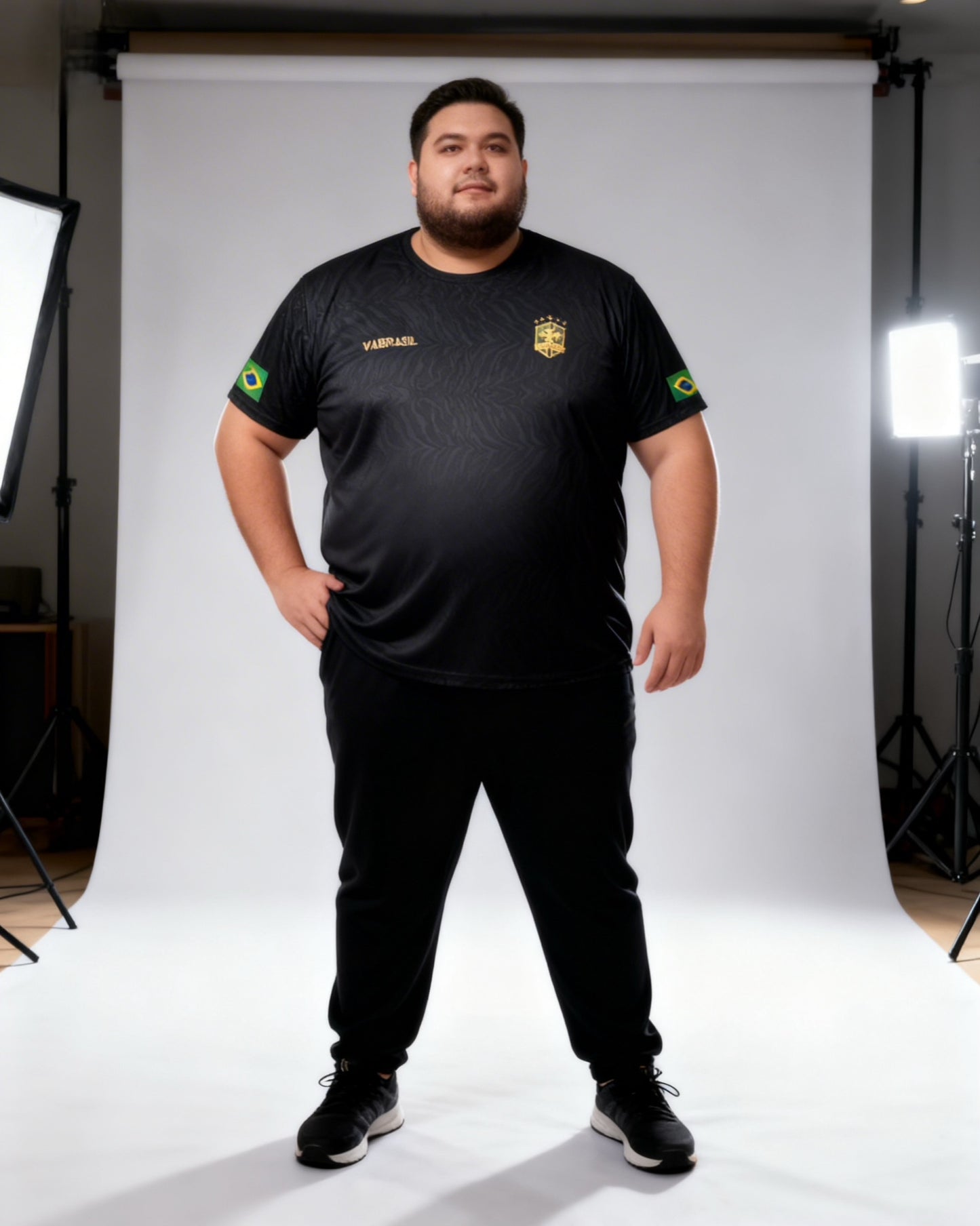 Camisa Brasil Preta - Trybuteha