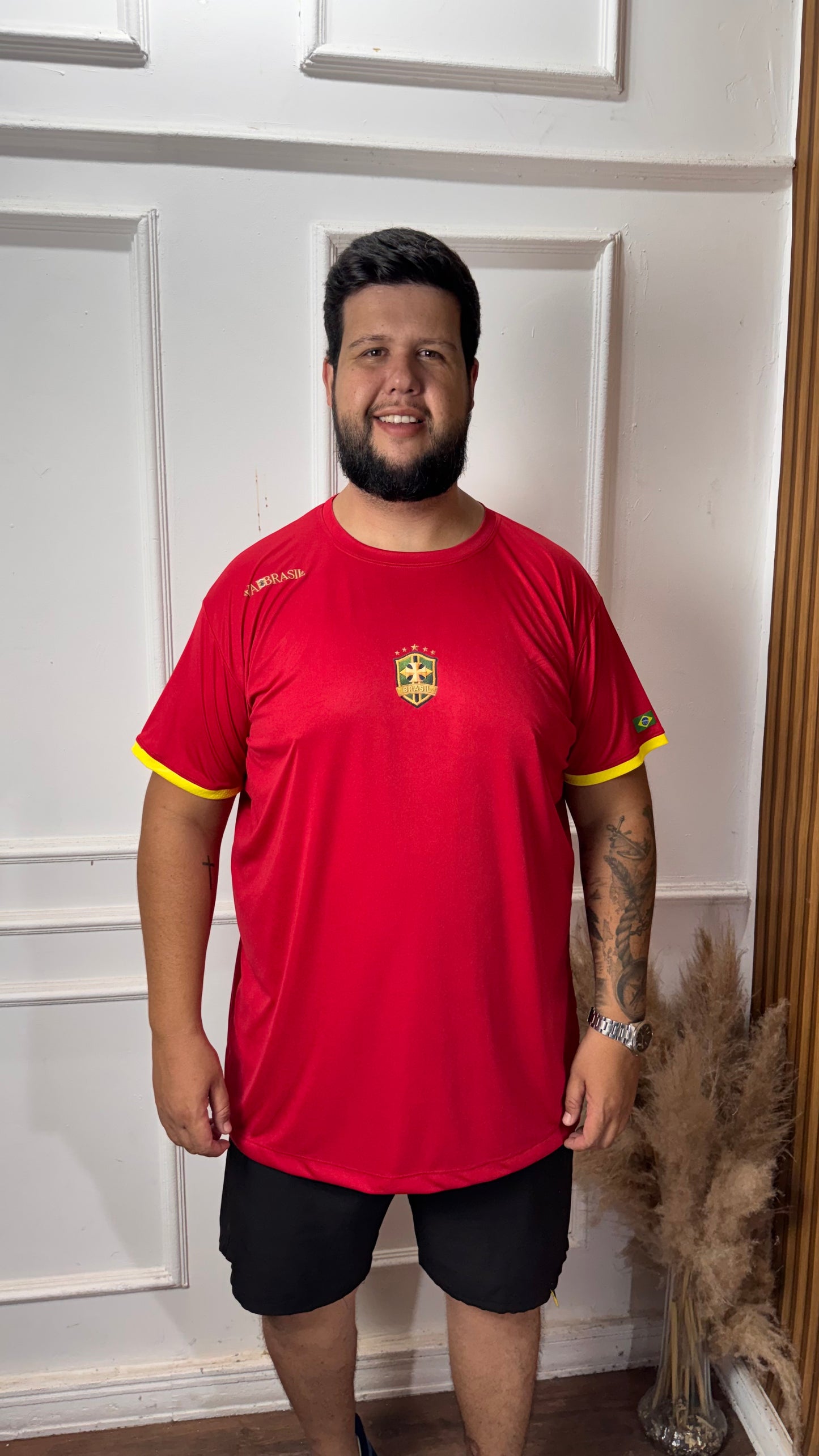 Camisa Brasil Vermelha