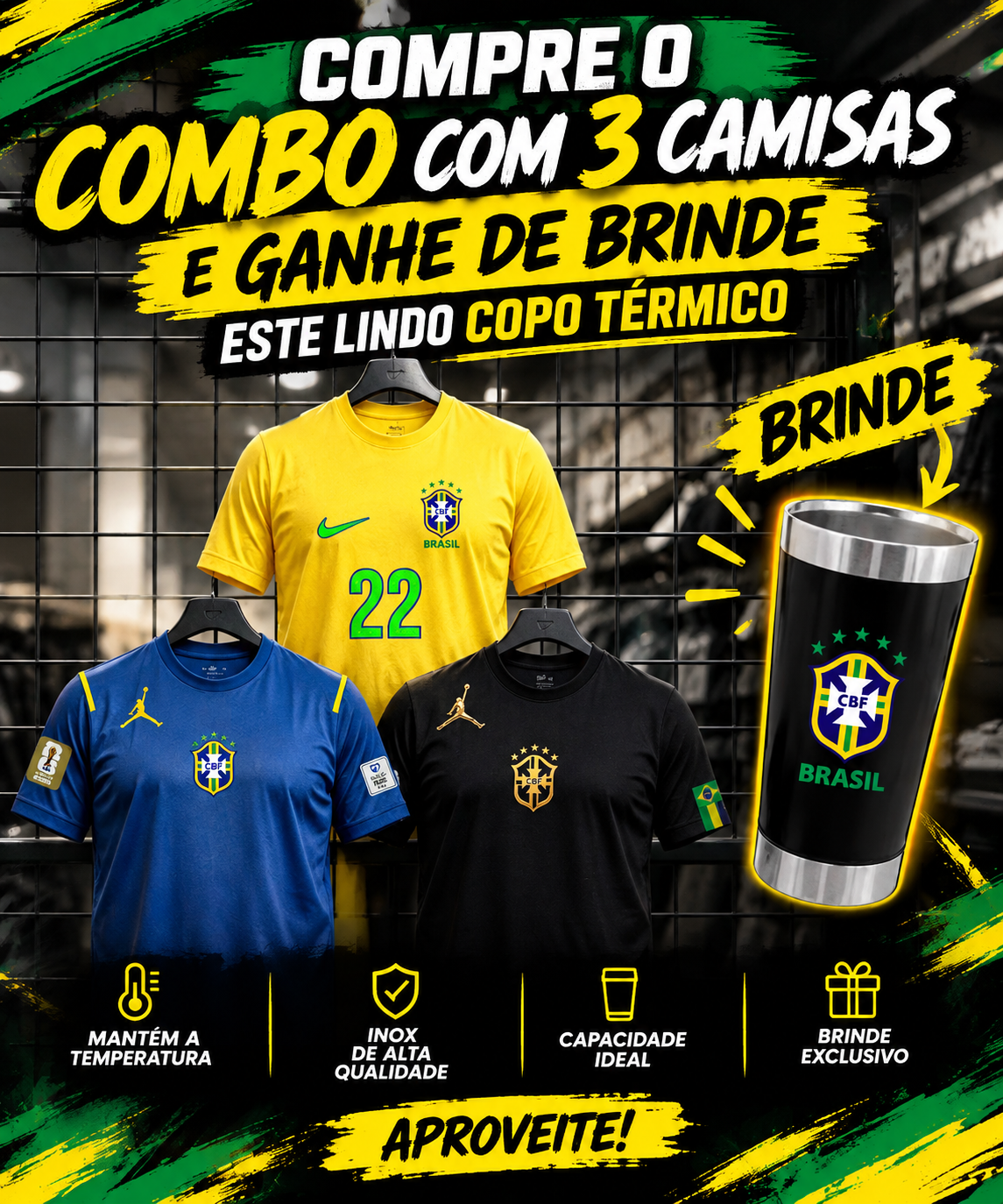 COMBO BRASIL AMARELO
