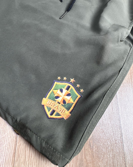 Short tactel verde musgo BRASIL