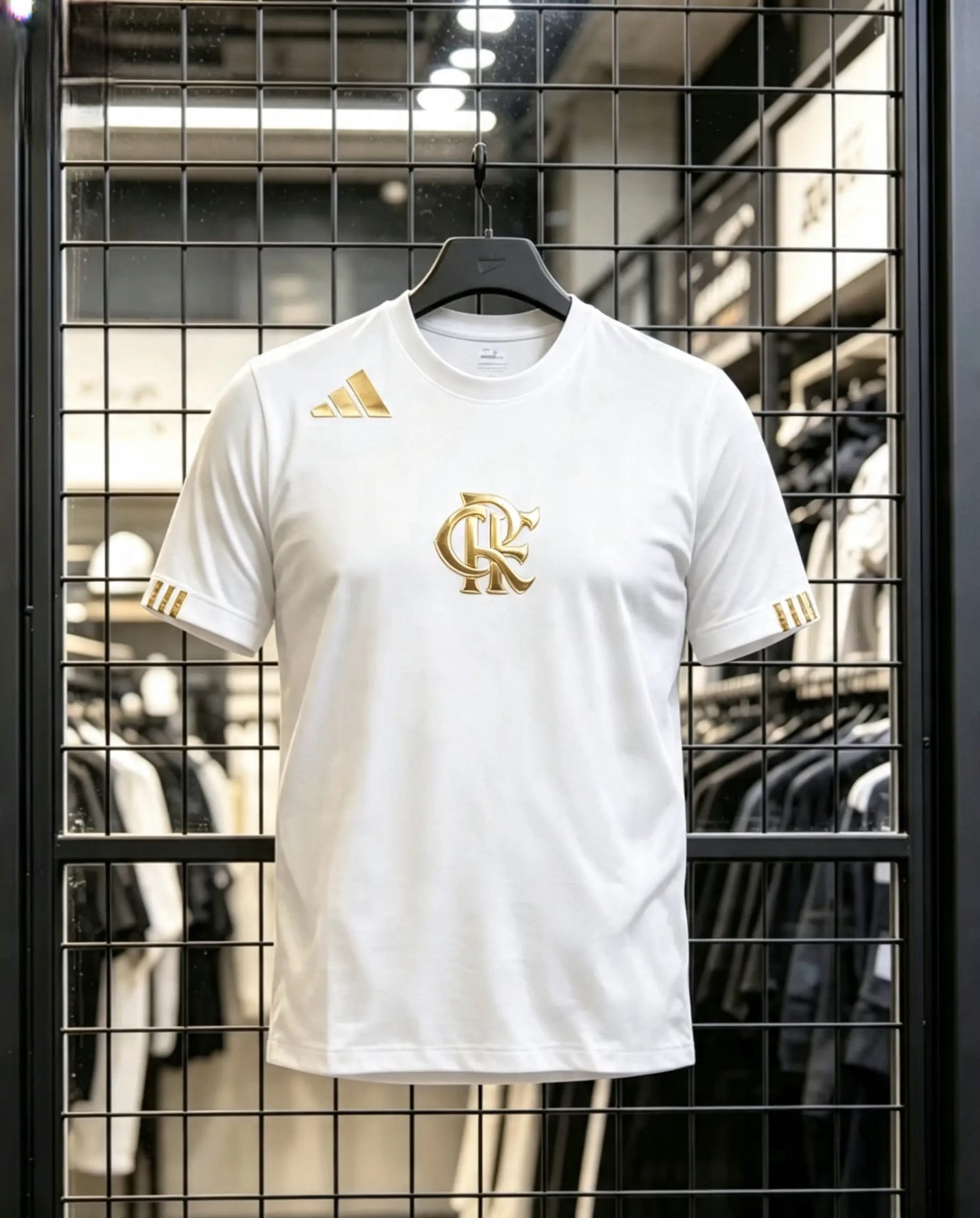 FLAMENGO CRF DOURADO CAMISA BRANCA