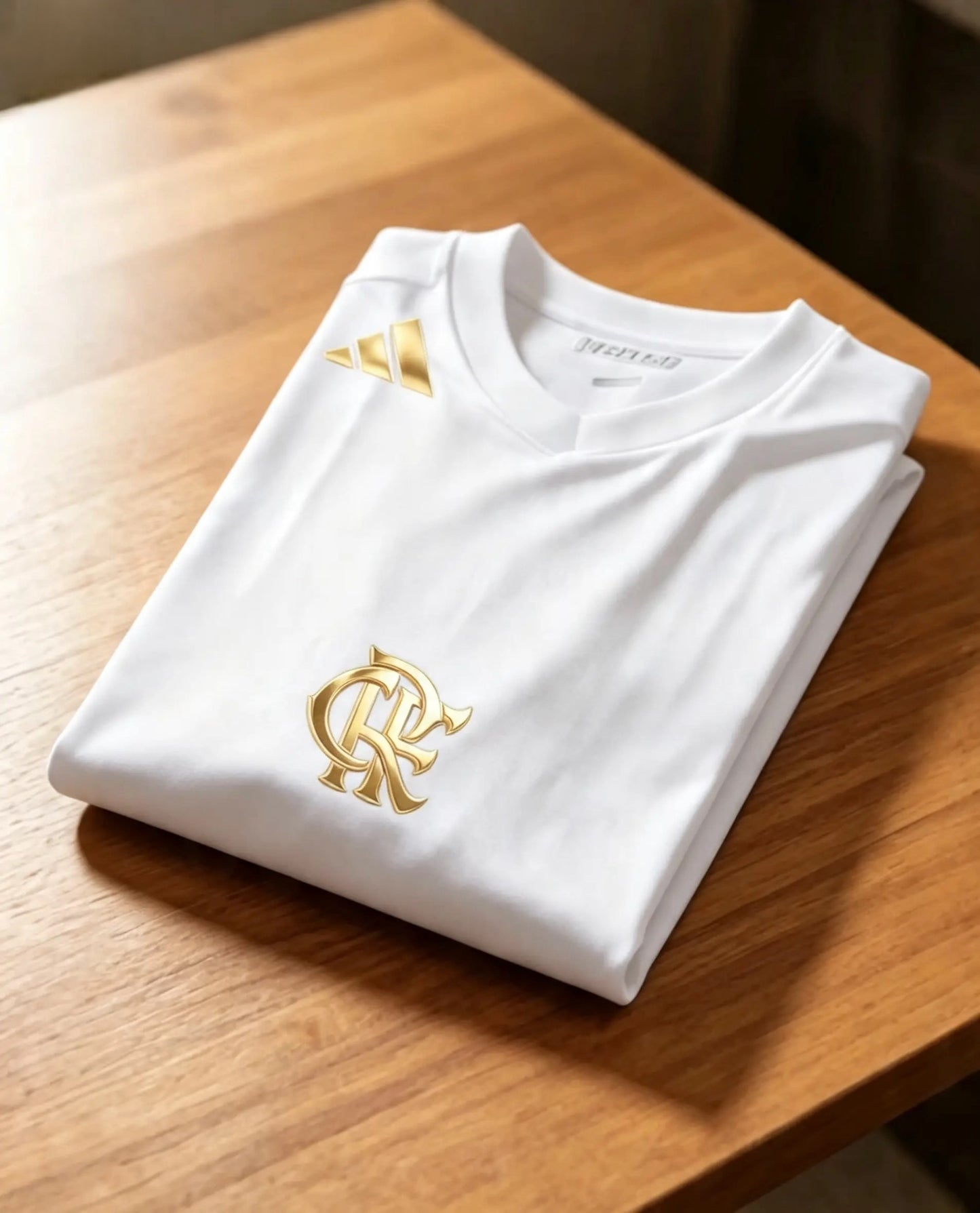 FLAMENGO CRF DOURADO CAMISA BRANCA
