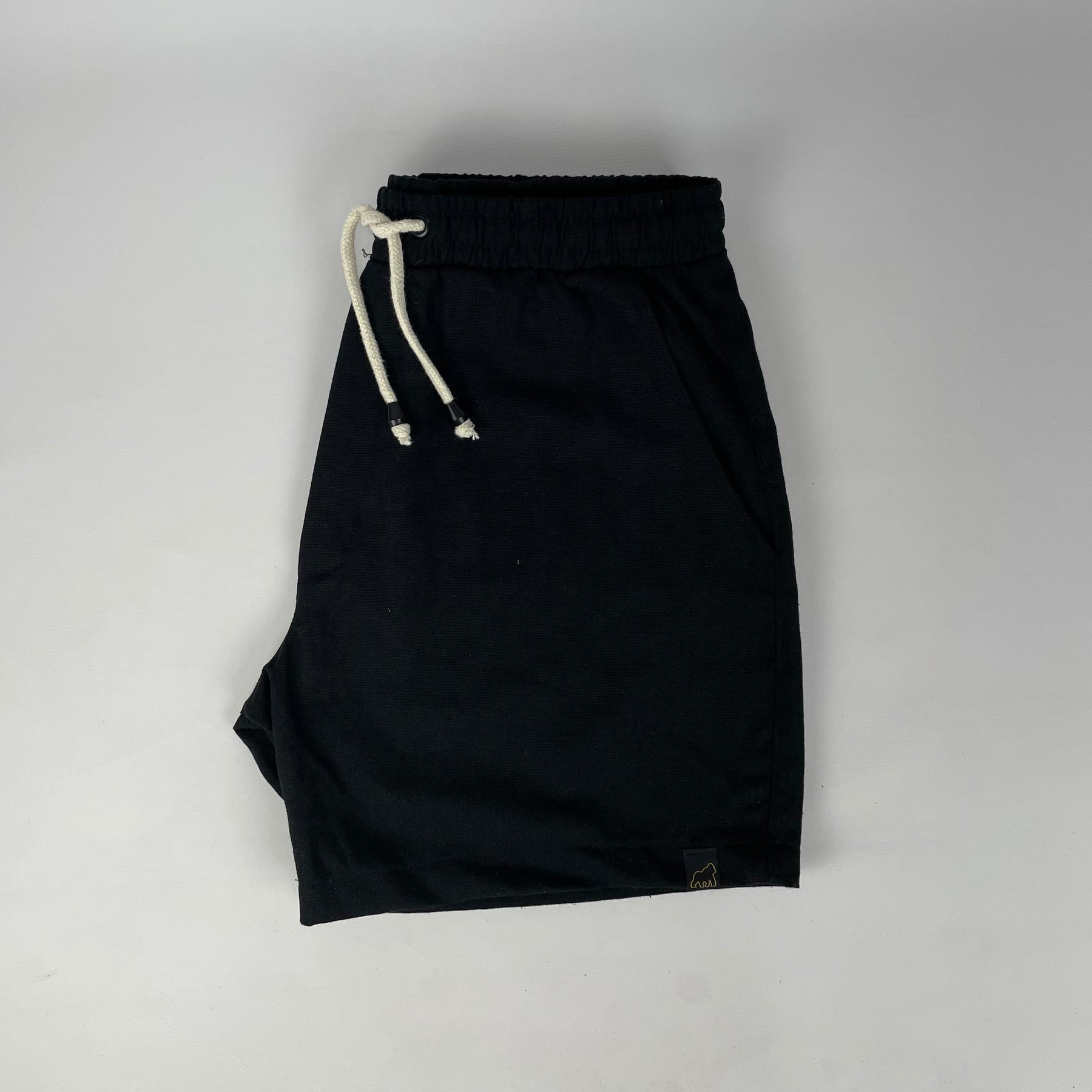 KIT DOIS SHORTS LINHO - CRU E PRETO