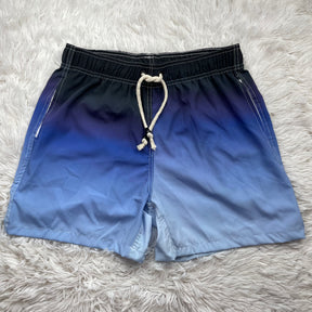 SHORT AZUL E PRETO DEGRADÊ PLUS SIZE