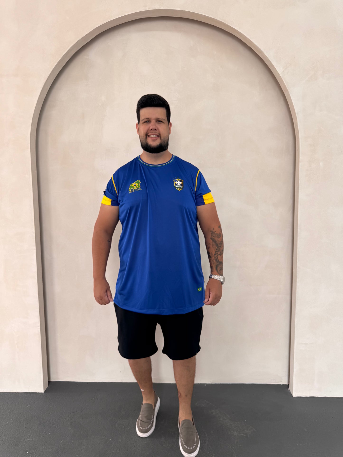 Camisa Brasil Azul - Trybuteha
