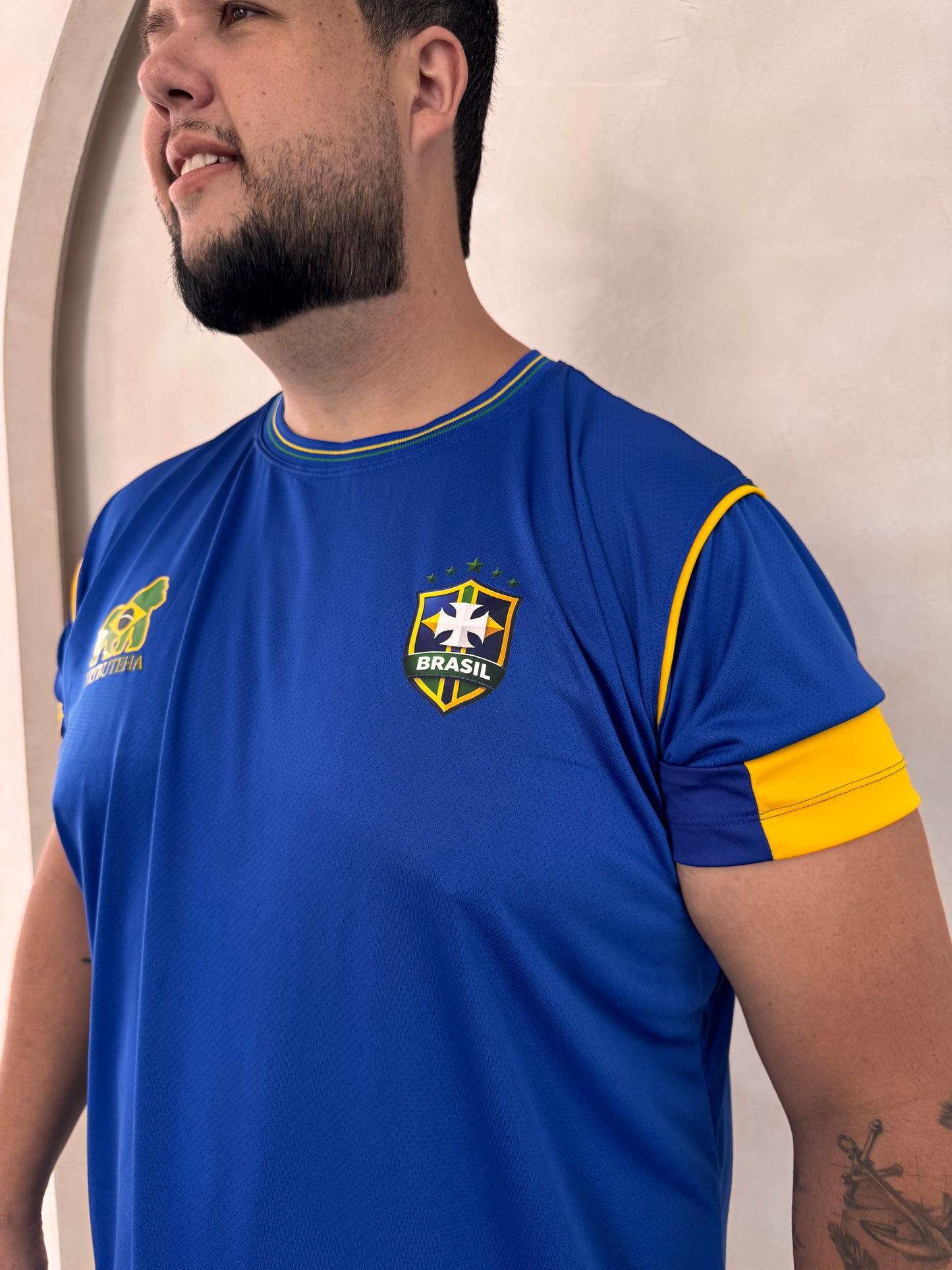 Camisa Brasil Azul - Trybuteha