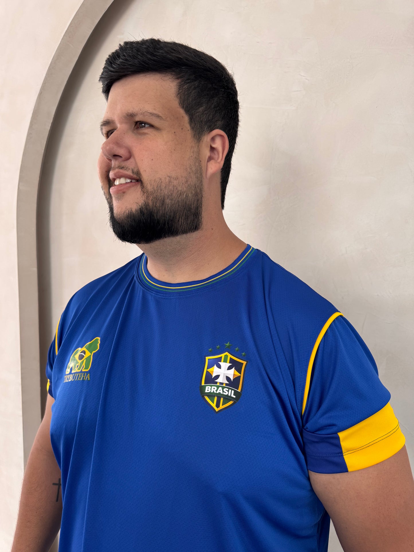 Camisa Brasil Azul - Trybuteha