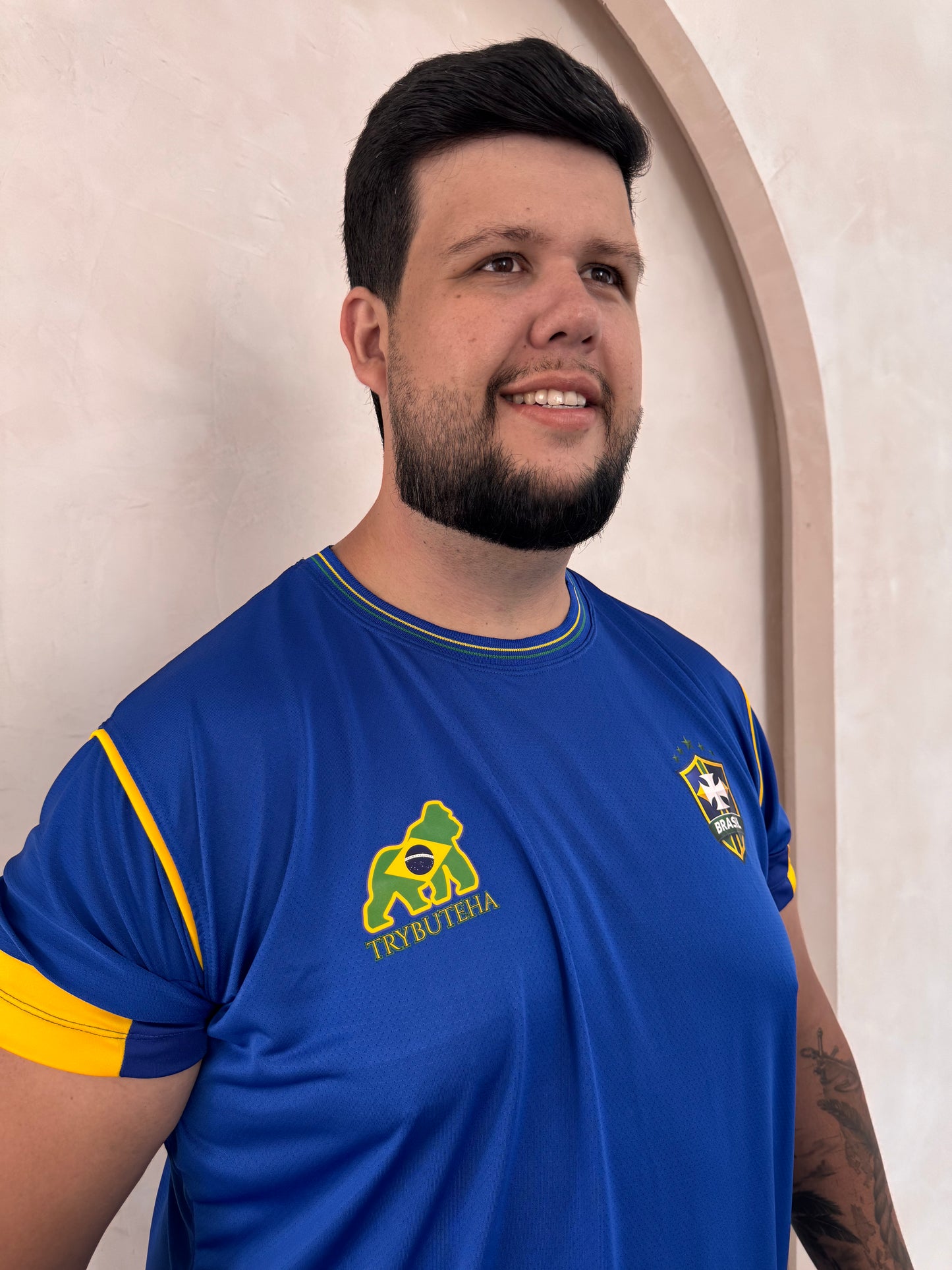 Camisa Brasil Azul - Trybuteha