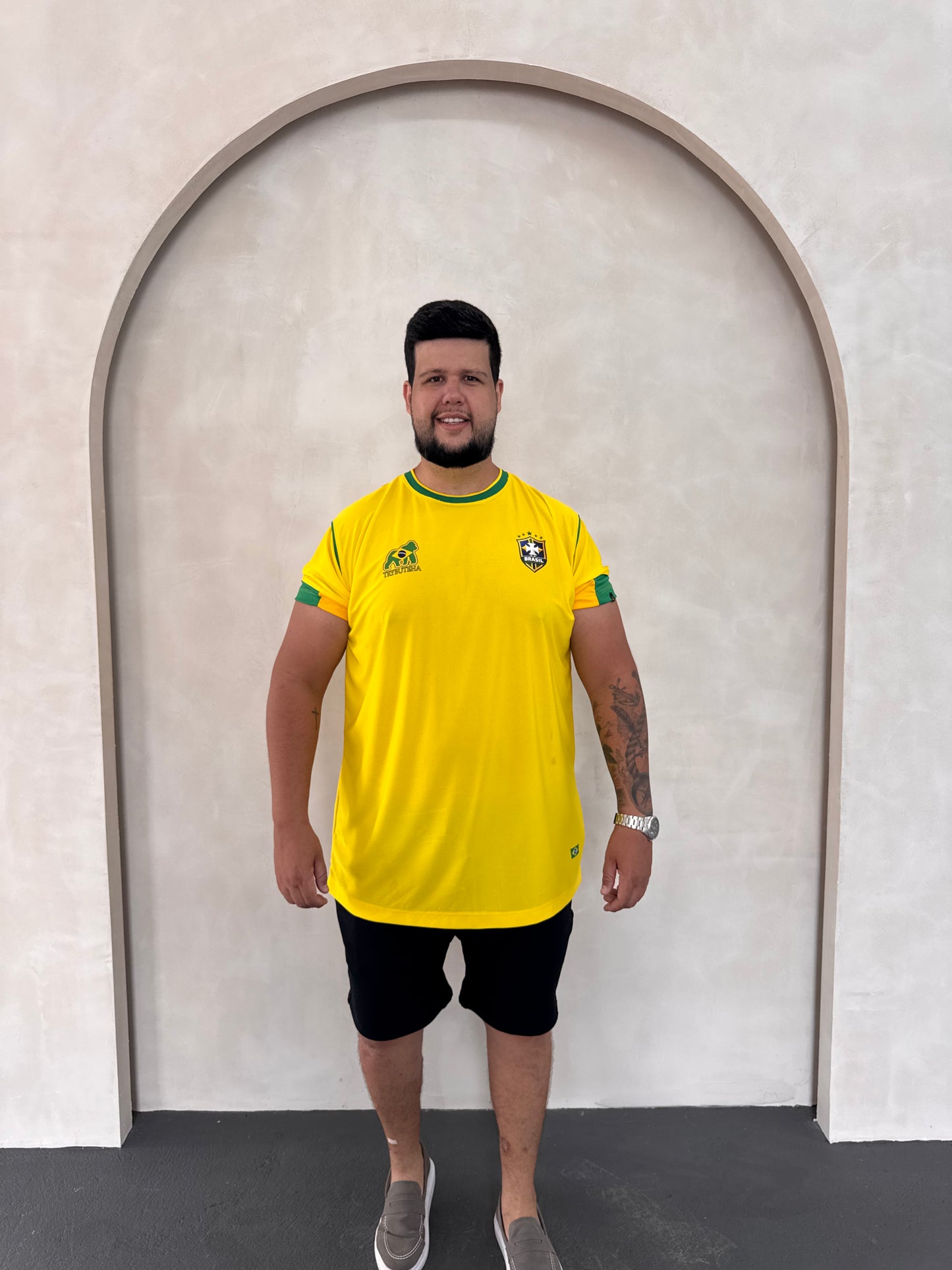 Camisa Brasil Amarela Trybuteha