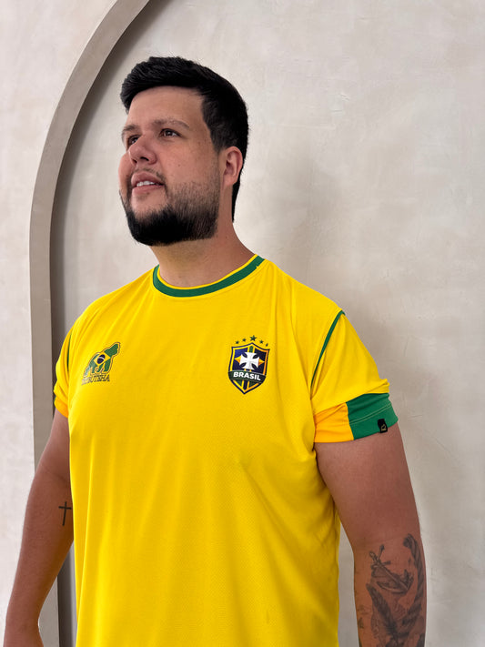 Camisa Brasil Amarela Trybuteha