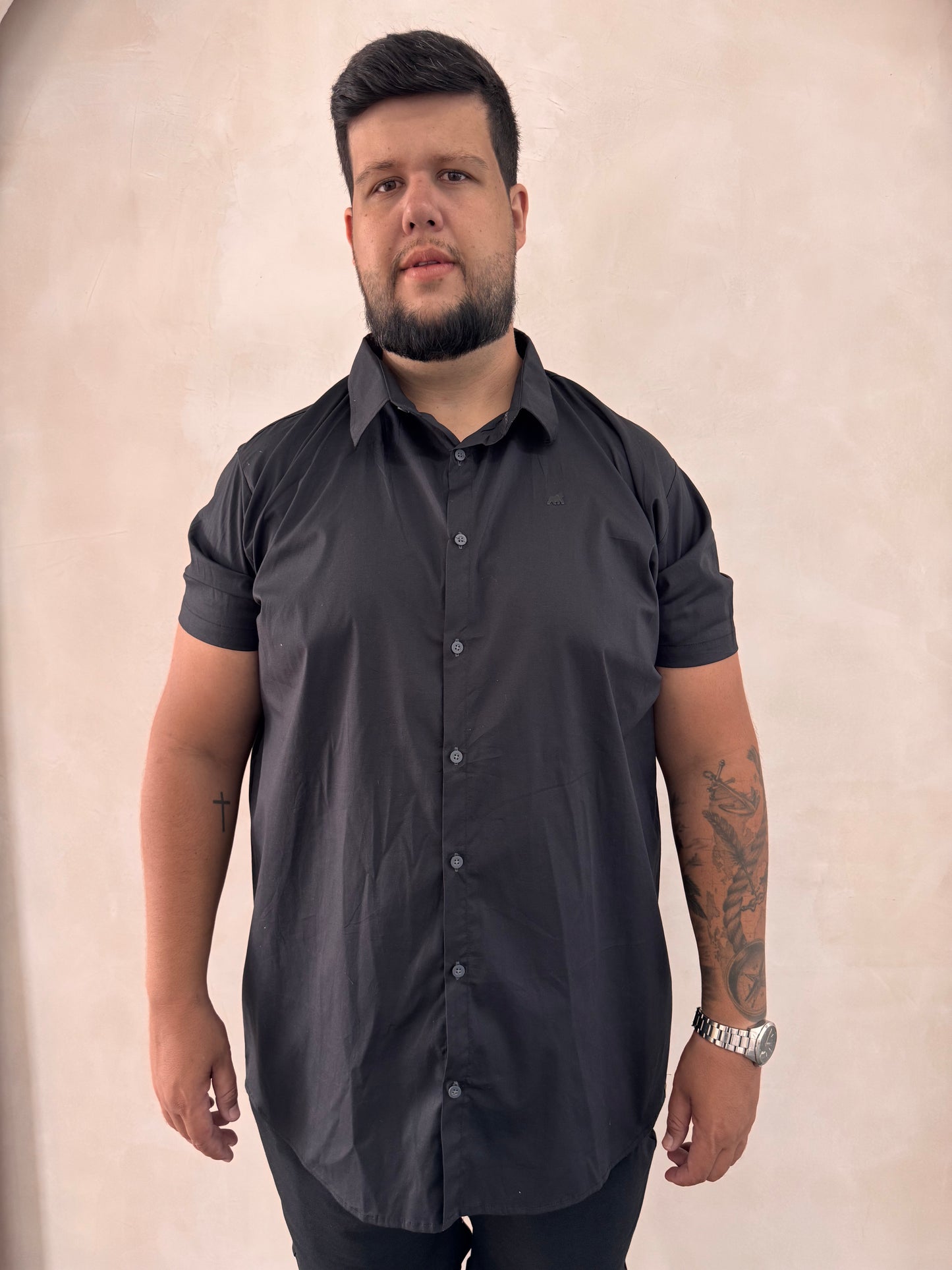Camisa Social Titan - Cinza