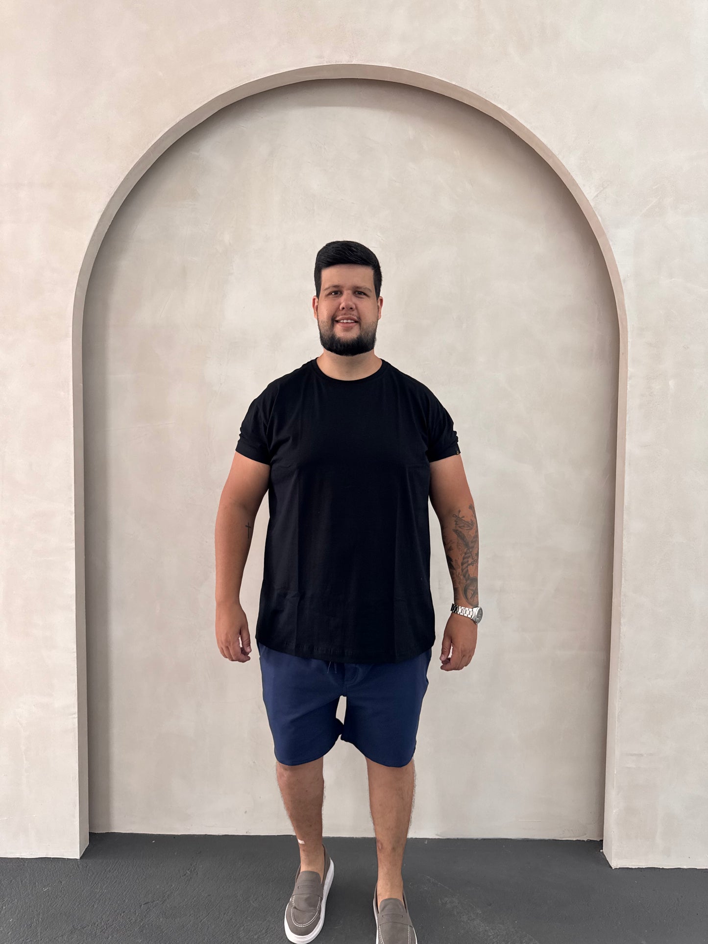 Short Moletinho Titan - Azul