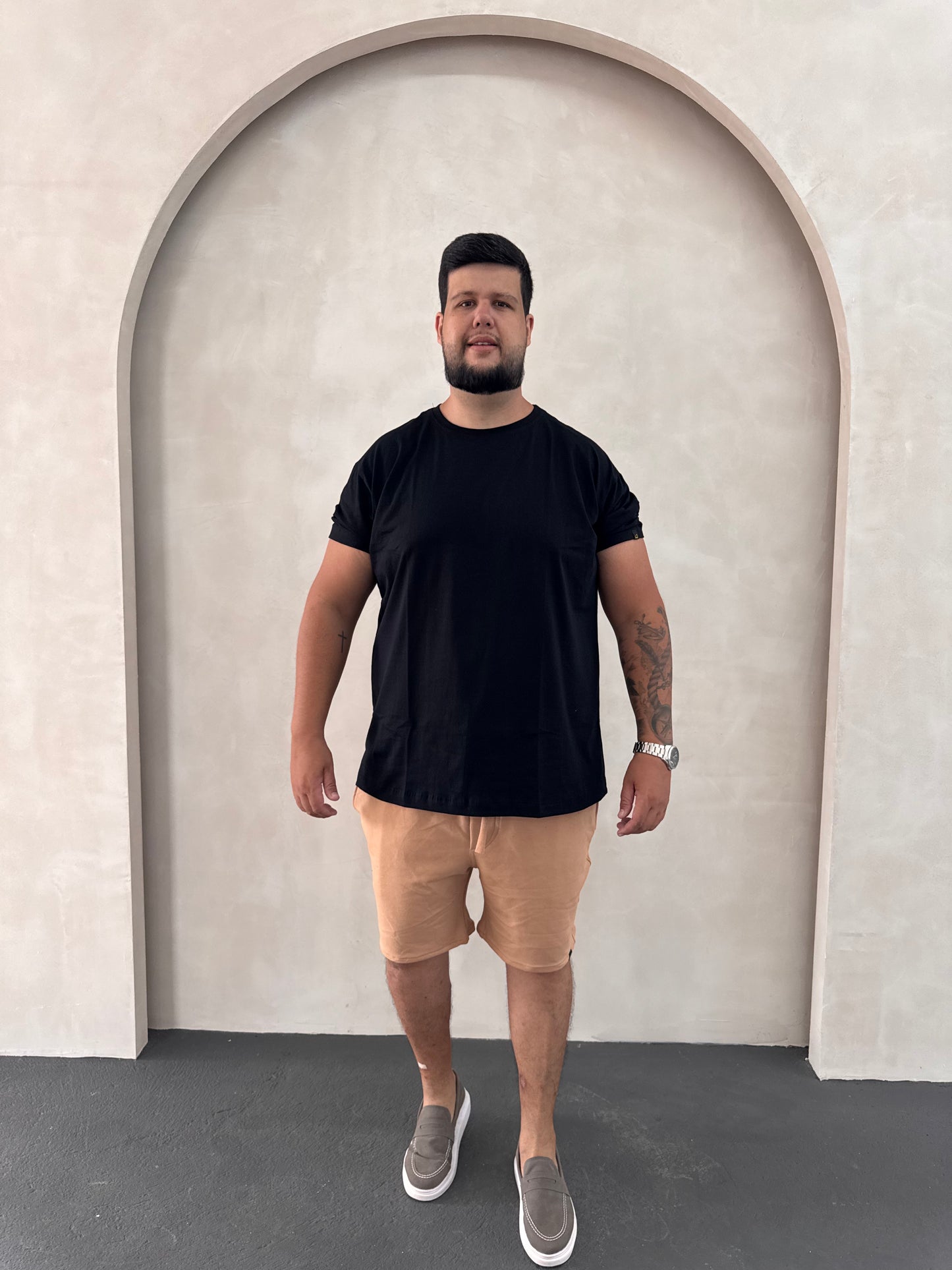 Short Moletinho Titan - Bege