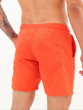 SHORT LINHO LARANJA