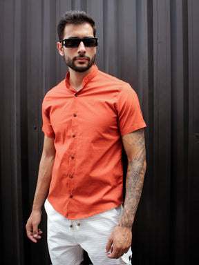 CAMISA SOCIAL GOLA PADRE TERRA