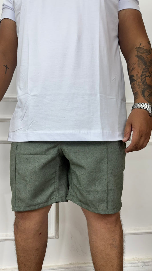 BERMUDA SOCIAL VERDE - PLUS SIZE