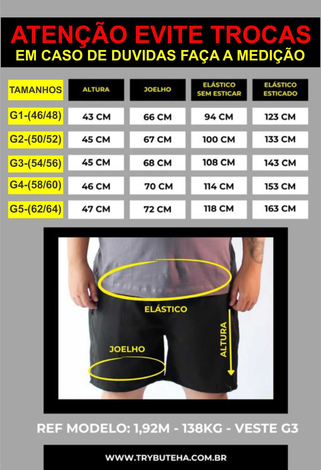 SHORT LINHO AZUL MARINHO - PLUS SIZE – Trybuteha