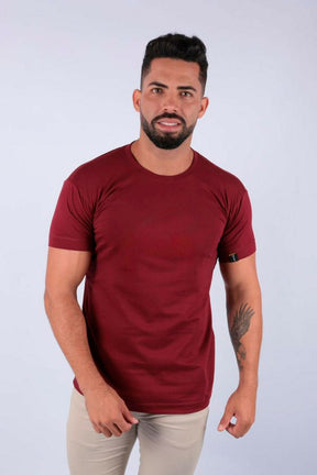 T-SHIRT BÁSICA BORDÔ