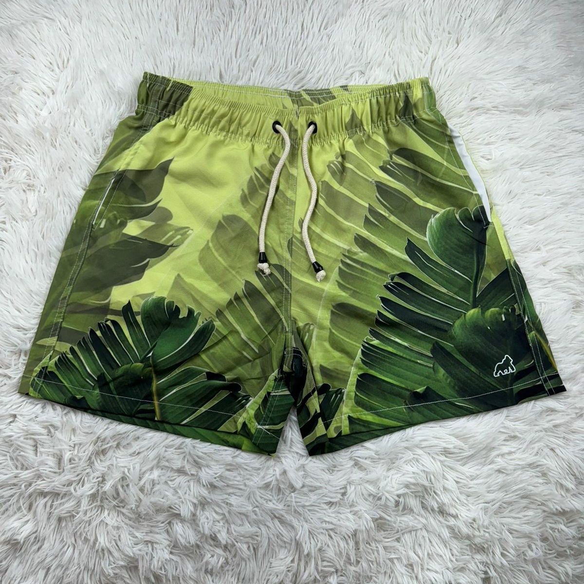 SHORT FOLHAGEM VERDE PLUS SIZE