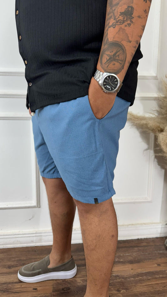 SHORT LINHO JEANS LAVADO - PLUS SIZE