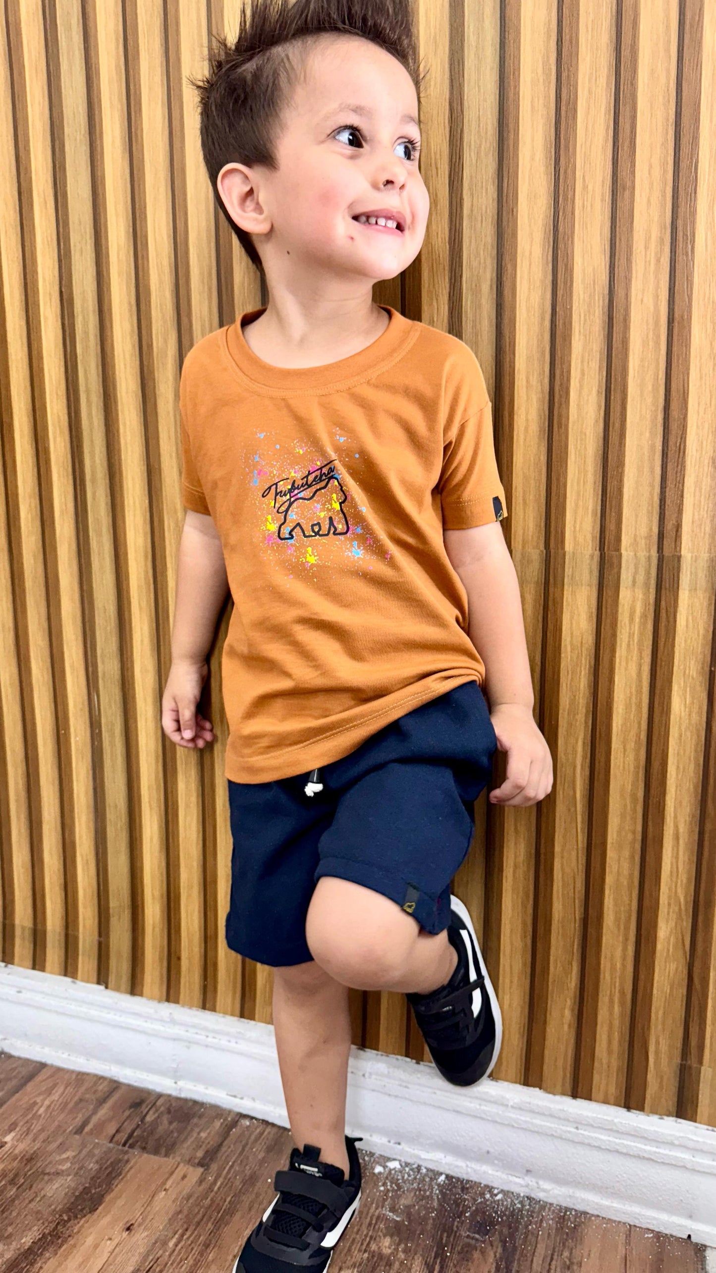SHORT LINHO AZUL MARINHO KIDS