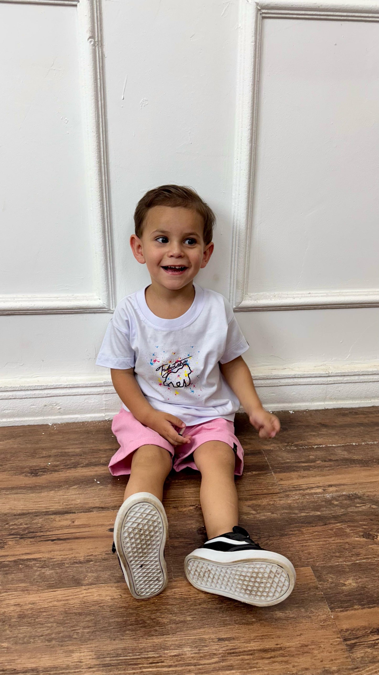 SHORT LINHO ROSA BEBÊ KIDS