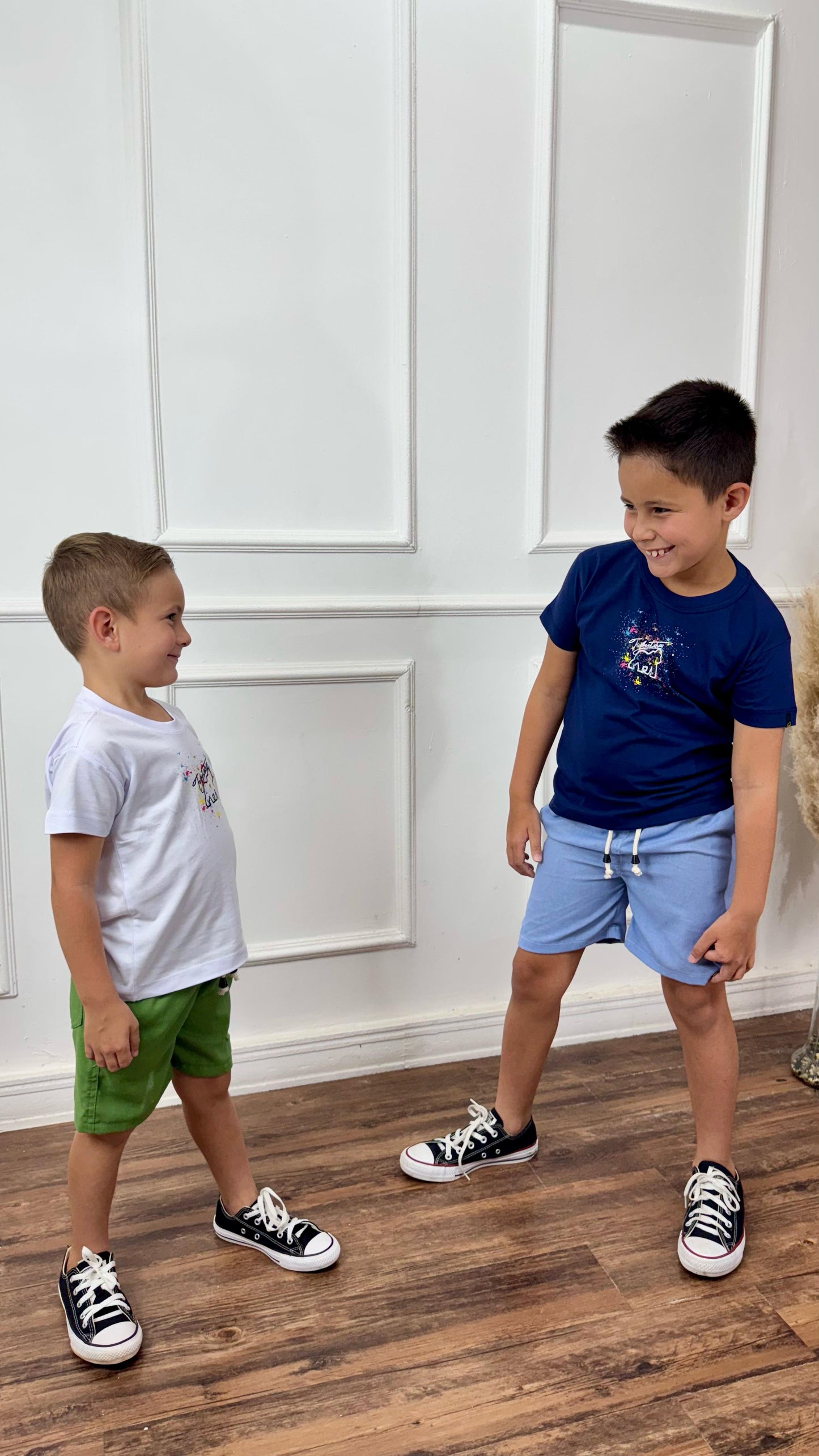 SHORT LINHO VERDE KIDS