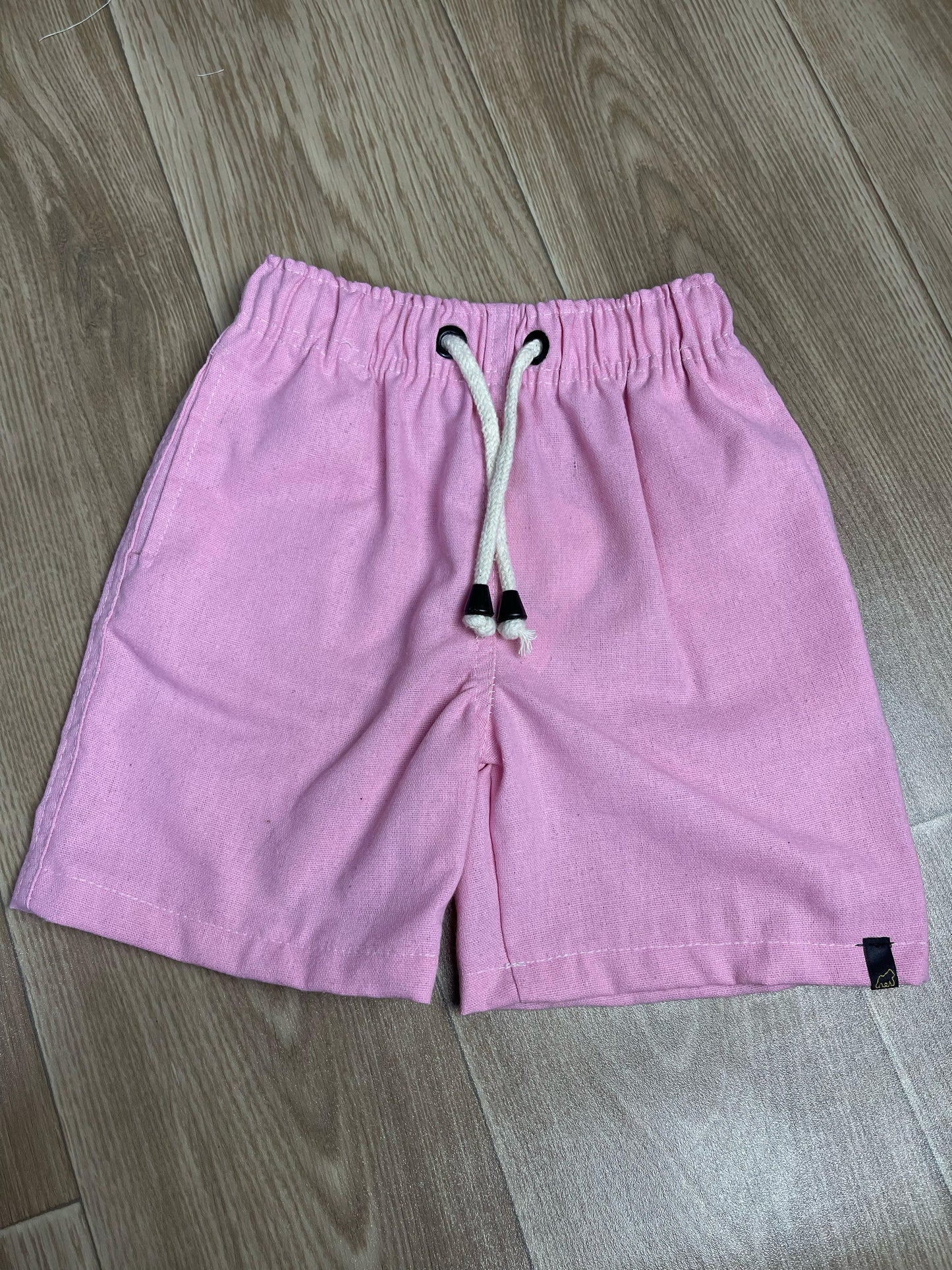 SHORT LINHO ROSA BEBÊ KIDS